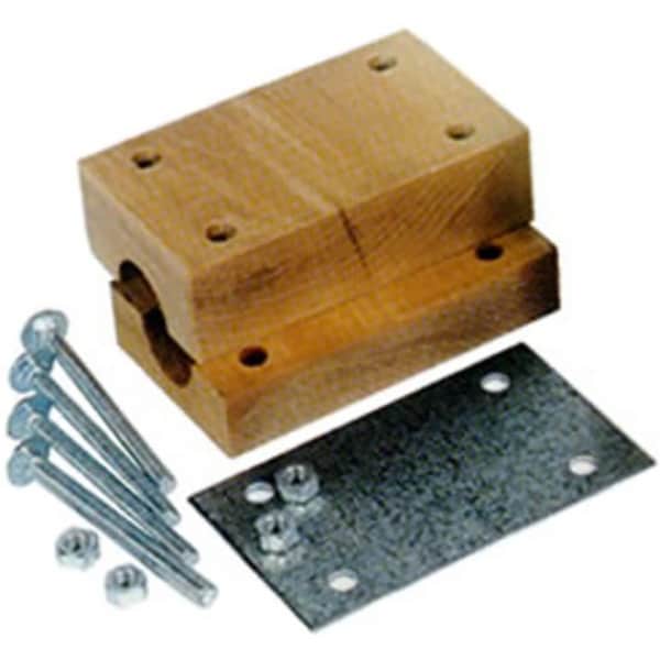 Aftermarket New Straw Walker Wood Block Bearing Set Fits MF Combine 836784M92 - main